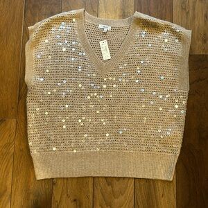 Madewell sequin sweater vest